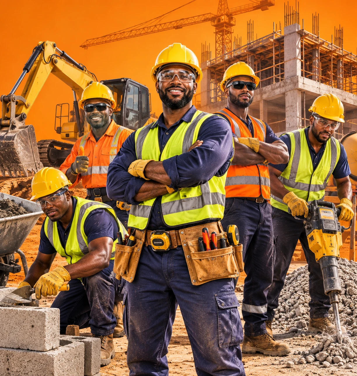 Equip Pro construction team poster
